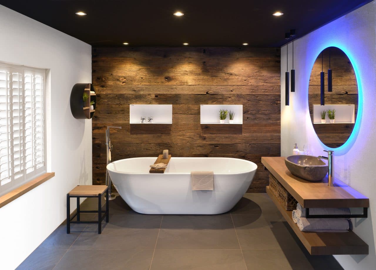 Badkamer inmeten en planning