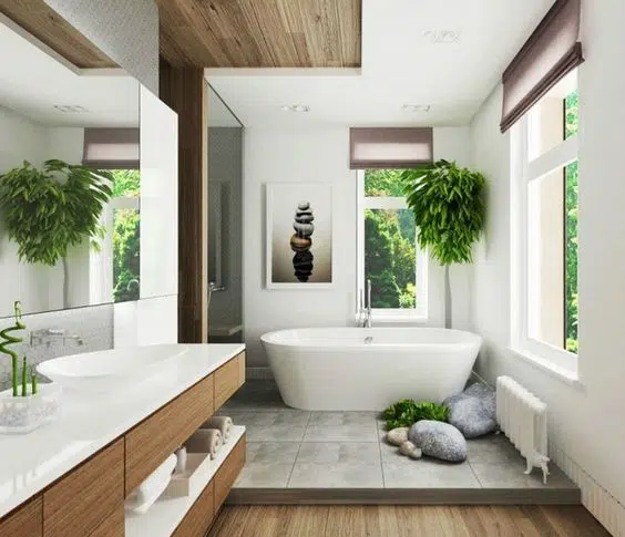 Planten in de badkamer