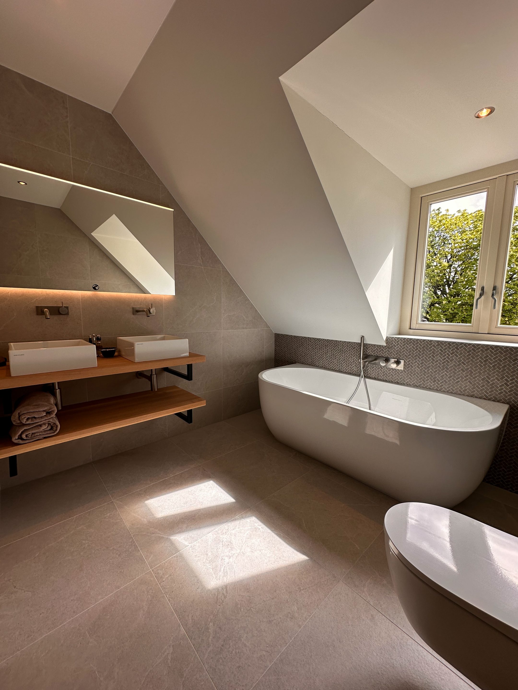 Natuurlijke badkamer in Lunteren
