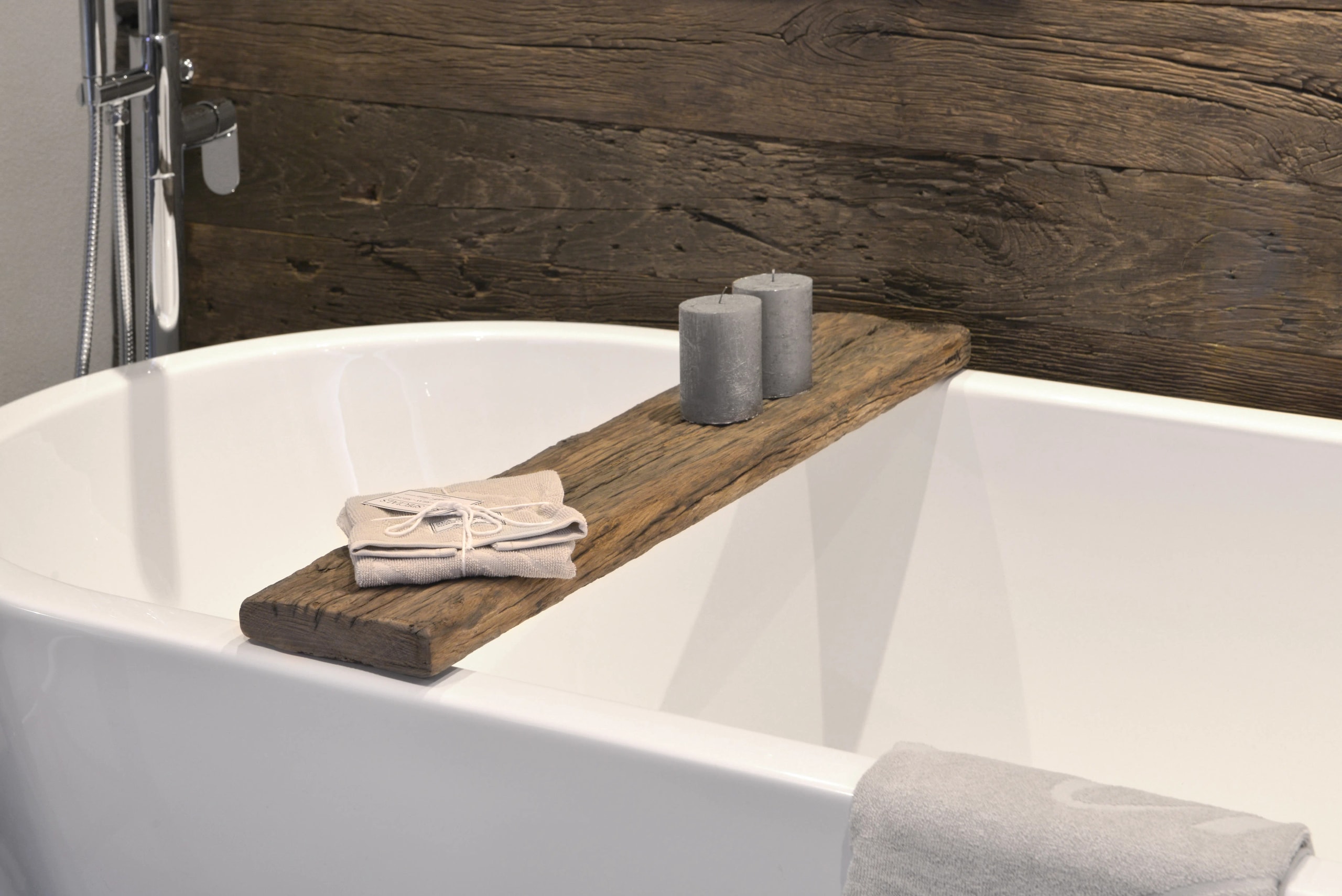 Inspiratie voor een landelijke badkamer